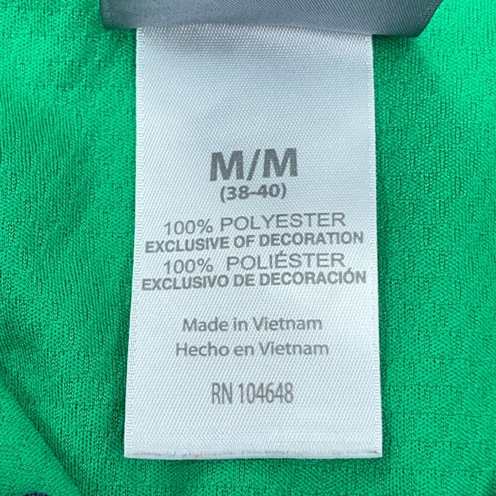 Marshall Thundering Herd Pullover Men Medium Green Gray Quarter Zip Performance - Picture 6 of 11